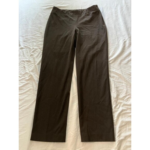 Talbots Womens Size 6 Heritage Stretch Brown Dress Pants Side Zip No Pockets - Picture 3 of 12